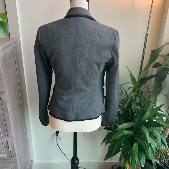 Gray Blazer with Black trim by GAP - Picture 9 of 11